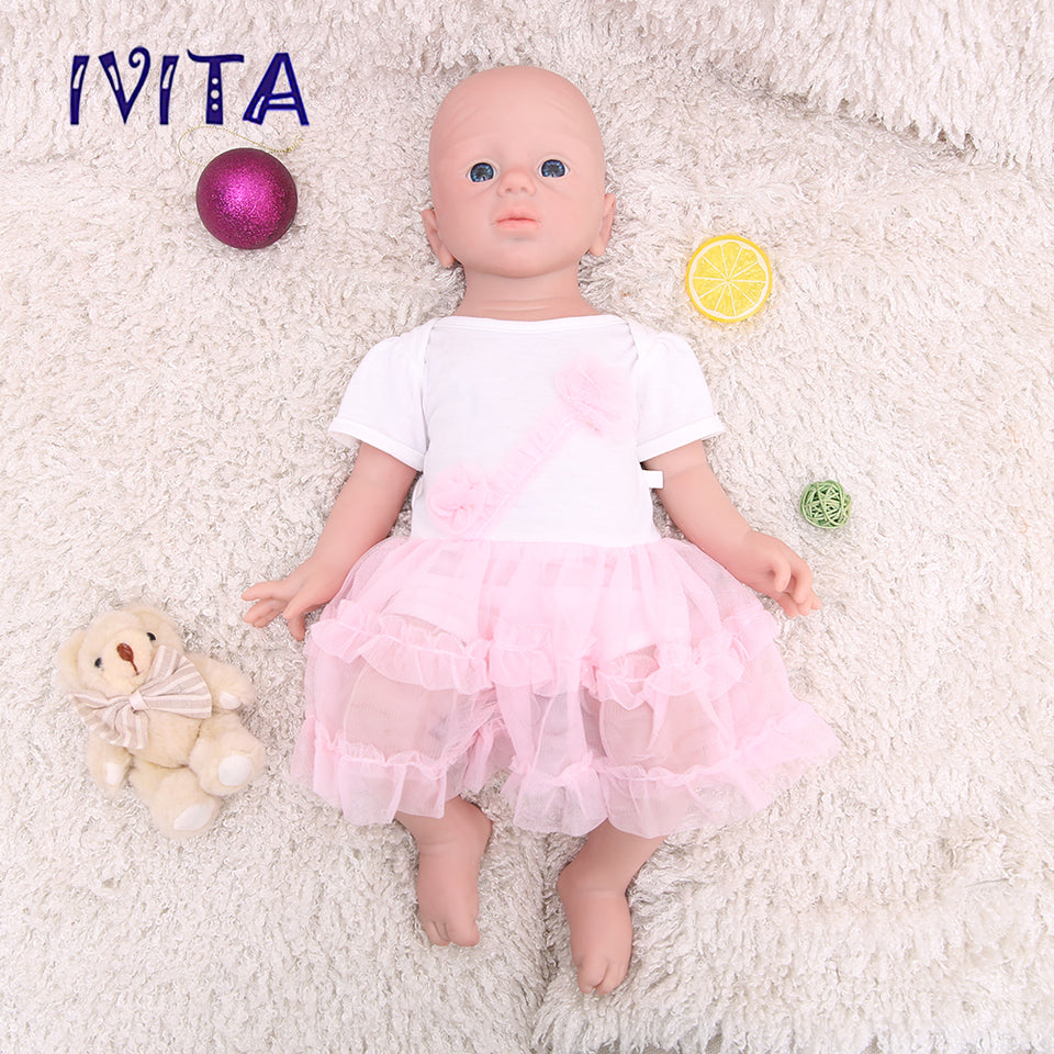 1537 IVITA 21‘’ Silicone Reborn Baby 100% Platinum Liquid Silicone Newborn Doll Kids Gift