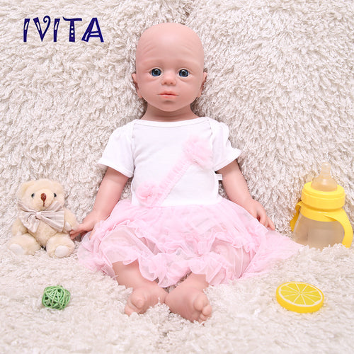 1537 IVITA 21‘’ Silicone Reborn Baby 100% Platinum Liquid Silicone Newborn Doll Kids Gift