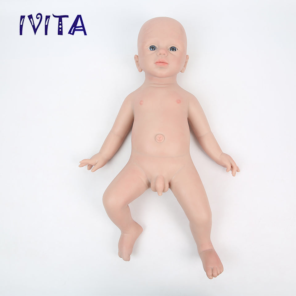 1537 IVITA 21‘’ Silicone Reborn Baby 100% Platinum Liquid Silicone Newborn Doll Kids Gift