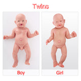 1513 IVITA 23'' Realistic Big Silicone Doll Reborn Baby Boy And Girl Laughing Doll