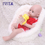 1546 IVITA 19'' Soft Silicone Reborn Baby Floppy Silicone Newborn Doll Can Take Dummy