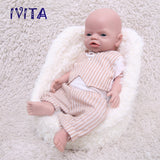 1545 IVITA 19'' Soft Silicone Reborn Baby Solid Silicone Newborn Doll Can Take Pacifier