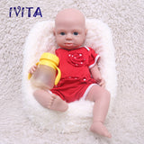 1540 IVITA 19inch Silicone Reborn Baby Handmade Platinum Liquid Silicone Newborn Doll Collector