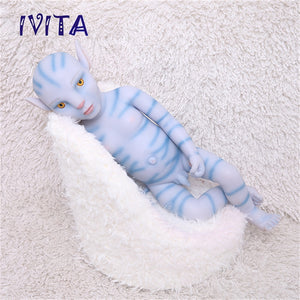 1808 IVITA 20'' Avatar Silicone Doll Reborn Baby Floppy Silicone Doll