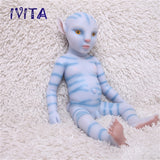 1808 IVITA 20'' Avatar Silicone Doll Reborn Baby Floppy Silicone Doll