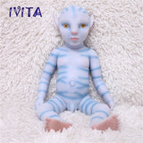 1808 IVITA 20'' Avatar Silicone Doll Reborn Baby Floppy Silicone Doll