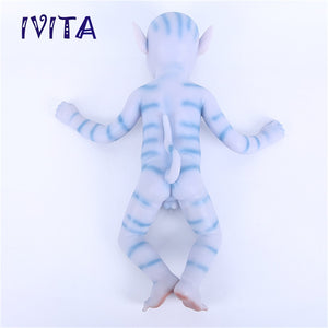 1808 IVITA 20'' Avatar Silicone Doll Reborn Baby Floppy Silicone Doll