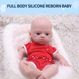 1542 IVITA 19inch Squishy Silicone Reborn Baby Handmade Vivid Platinum Silicone Newborn Doll