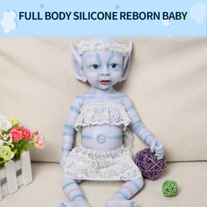 3310 IVITA 15'' Full Silicone Reborn Baby Girl Elf Fairy Silicone Doll