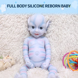 3320 IVITA 19'' Floppy Silicone Reborn Baby Girl Elf Fairy Silicone Doll