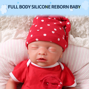 1514 IVITA 18'' Floppy Silicone Doll Sleeping Reborn Baby Boy And Girl Squishy Asleep Doll