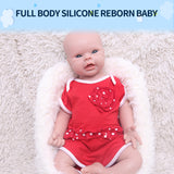 1550 IVITA 20'' Silicone Reborn Baby Bald Silicone Newborn Doll Mouth Open