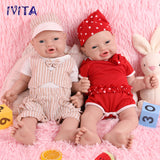 1513 IVITA 23'' Realistic Big Silicone Doll Reborn Baby Boy / Girl Laughing Doll