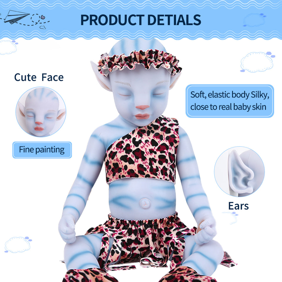 1806 IVITA 20'' Avatar Silicone Doll Reborn Baby Boy Fairy