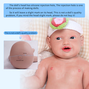 1513 IVITA 23'' Realistic Big Silicone Doll Reborn Baby Boy And Girl Laughing Doll