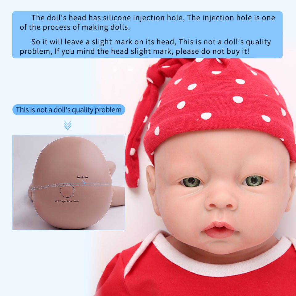 1506 IVITA 20'' Full Body Flopyy Silicone Reborn Baby Boy and Girl