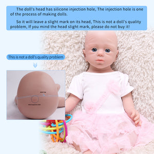 1537 IVITA 21‘’ Silicone Reborn Baby 100% Platinum Liquid Silicone Newborn Doll Kids Gift