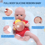 1542 IVITA 19inch Squishy Silicone Reborn Baby Handmade Vivid Platinum Silicone Newborn Doll