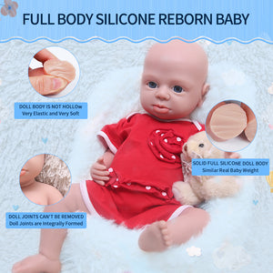 1540 IVITA 19inch Silicone Reborn Baby Handmade Platinum Liquid Silicone Newborn Doll Collector