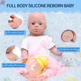 1537 IVITA 21‘’ Silicone Reborn Baby 100% Platinum Liquid Silicone Newborn Doll Kids Gift