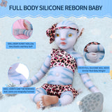 1808 IVITA 20'' Avatar Silicone Doll Reborn Baby Floppy Silicone Doll