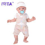 1513 IVITA 23'' Realistic Big Silicone Doll Reborn Baby Boy And Girl Laughing Doll