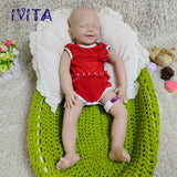 1582 IVITA 20'' Eyes Closed Silicone Reborn Baby Platium Liquid Silicone Doll Christmas Gift