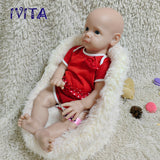 1583 IVITA 20'' Realistic Silicone Reborn Baby Full Body Soft Silicone Newborn Doll Kids Christmas Gift