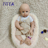 1583 IVITA 20'' Realistic Silicone Reborn Baby Full Body Soft Silicone Newborn Doll Kids Christmas Gift