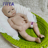 1564 IVITA 18'' Solid Silicone Reborn Baby Floppy Platinum Silicone Newborn Doll Kids Xmas Gift