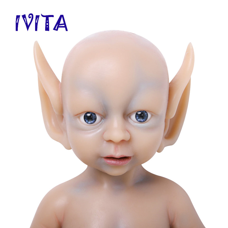 3310 IVITA 15'' Full Silicone Reborn Baby Girl Elf Fairy Silicone Doll