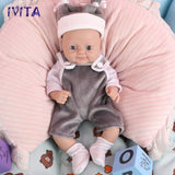 1512 IVITA 14in to 20in Alive Silicone Reborn Baby Boy and Gril Preemie Silicone Doll