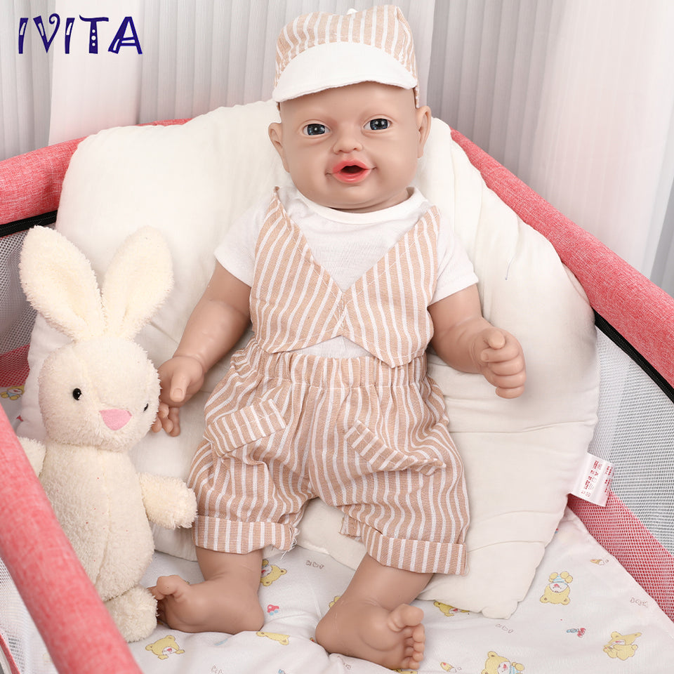 1513 IVITA 12'' to 23'' Realistic Big Silicone Doll Reborn Baby Boy / Girl Laughing Doll