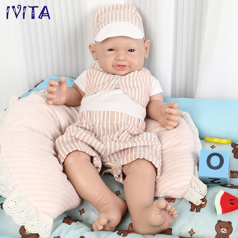 1513 IVITA 12'' to 23'' Realistic Big Silicone Doll Reborn Baby Boy / Girl Laughing Doll