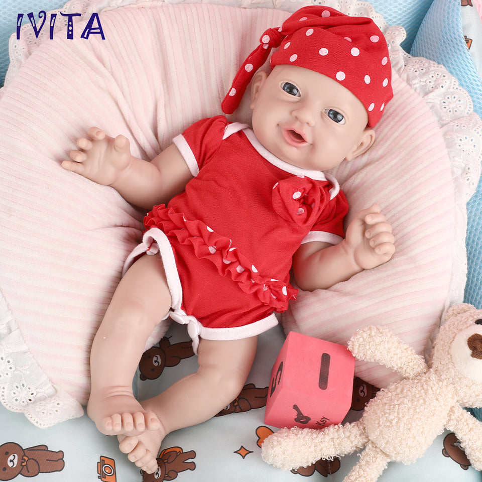 1513 IVITA 12'' to 23'' Realistic Big Silicone Doll Reborn Baby Boy / Girl Laughing Doll