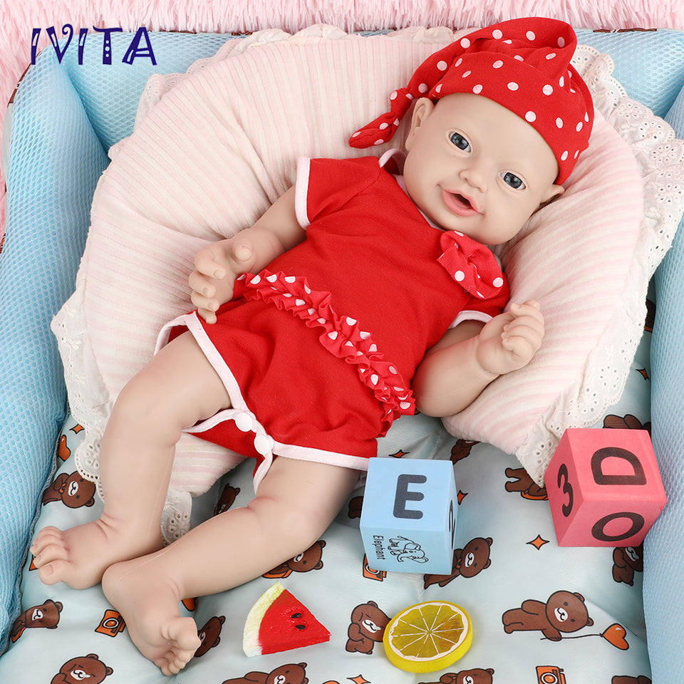 1513 IVITA 12'' to 23'' Realistic Big Silicone Doll Reborn Baby Boy / Girl Laughing Doll
