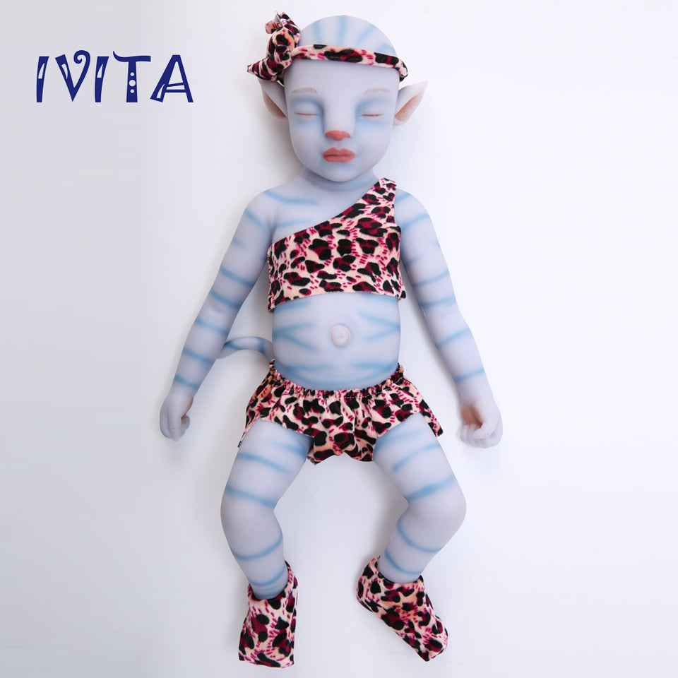 1806 IVITA 20'' Avatar Silicone Doll Reborn Baby Boy Fairy