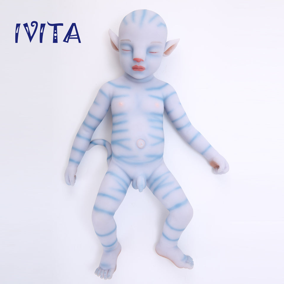 1806 IVITA 20'' Avatar Silicone Doll Reborn Baby Boy Fairy