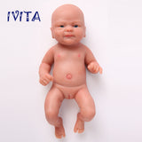 1512 IVITA 14'' Alive Silicone Reborn Baby Boy and Gril Preemie Silicone Doll