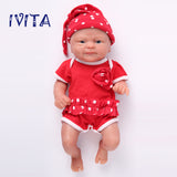 1512 IVITA 14'' Alive Silicone Reborn Baby Boy and Gril Preemie Silicone Doll