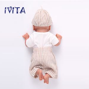 1512 IVITA 14'' Alive Silicone Reborn Baby Boy and Gril Preemie Silicone Doll