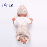 1512 IVITA 14'' Alive Silicone Reborn Baby Boy and Gril Preemie Silicone Doll