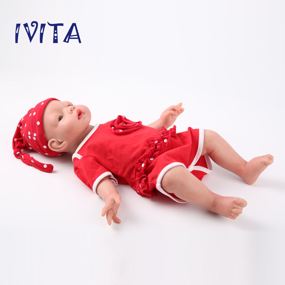 1506 IVITA 20'' Full Body Flopyy Silicone Reborn Baby Boy and Girl