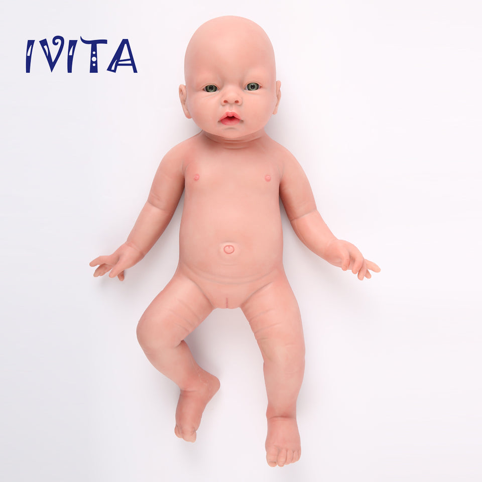 1506 IVITA 20'' Full Body Flopyy Silicone Reborn Baby Boy and Girl