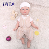 1533 IVITA 21'' Floppy Silicone Reborn Baby Big Boy And Girl Mouth Open Can Take Dummy