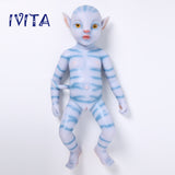 1808 IVITA 20'' Avatar Silicone Doll Reborn Baby Floppy Silicone Doll