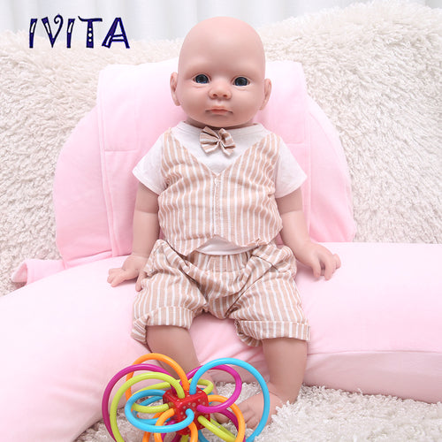 1523 IVITA 19'' Soft Silicone Reborn Baby Boy and Girl Vivid Floppy Big Silicone Doll