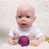 1515 IVITA 20'' Realistic Silicone Doll Blue Eyes Fullbody Silicone Reborn Baby