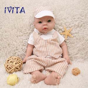 1506 IVITA 20'' Full Body Flopyy Silicone Reborn Baby Boy and Girl