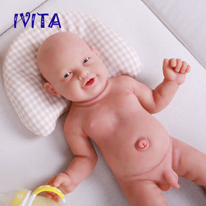 1513 IVITA 23'' Realistic Big Silicone Doll Reborn Baby Boy And Girl Laughing Doll